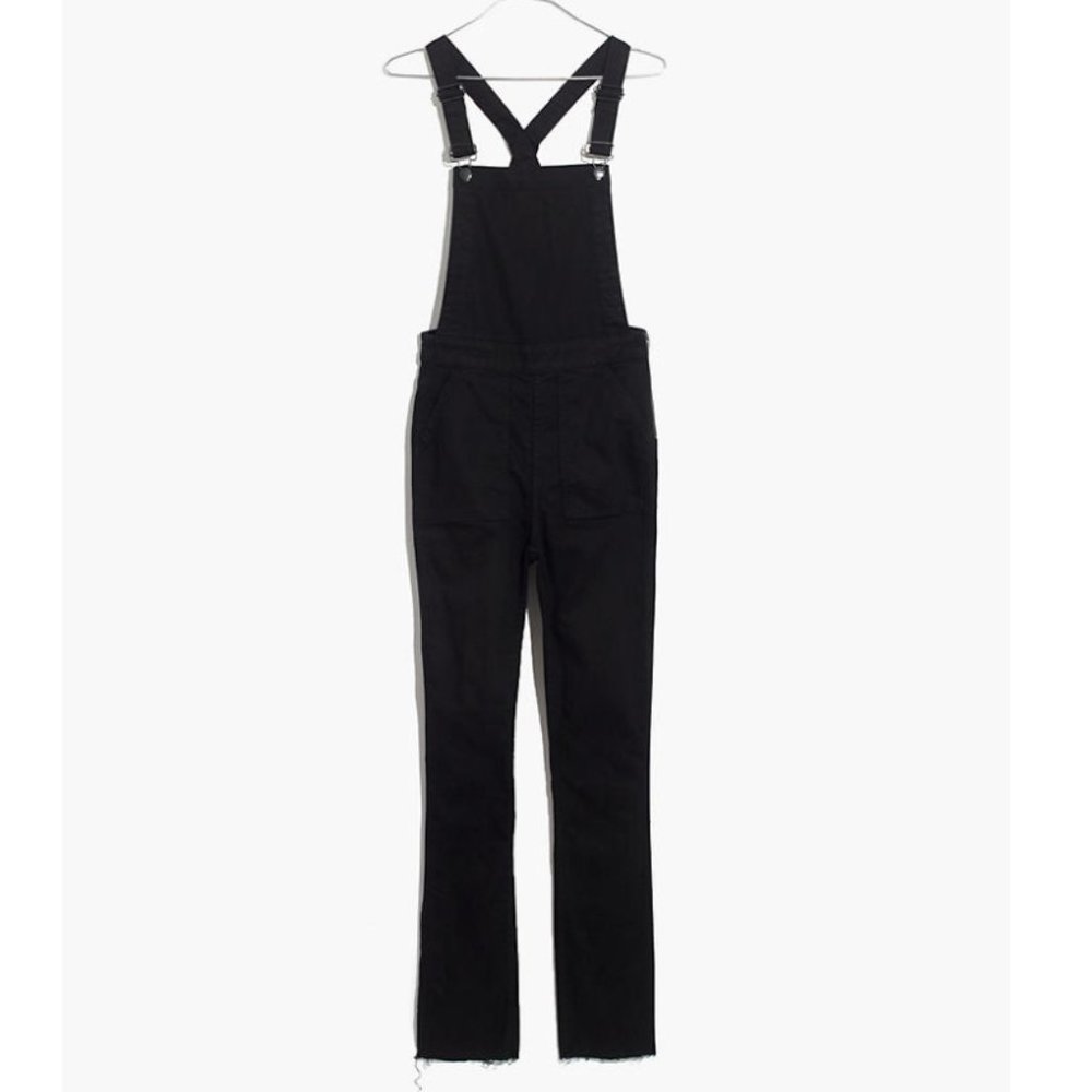 Madewell Overalls Raw Hem Lunar Wash XS